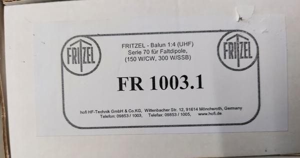 Balun1-4 Fritzel-FR-1003_1
